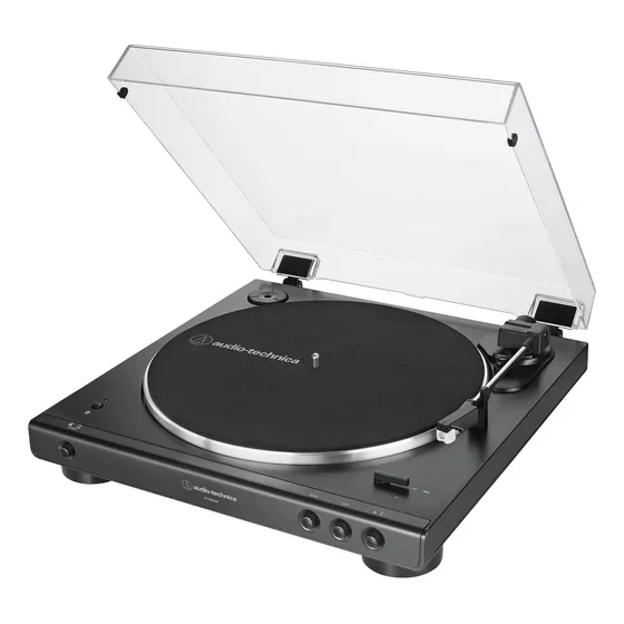 Toca discos Vinil Audio-technica At-lp60xbt 127/220V Cor Preto 127/220V