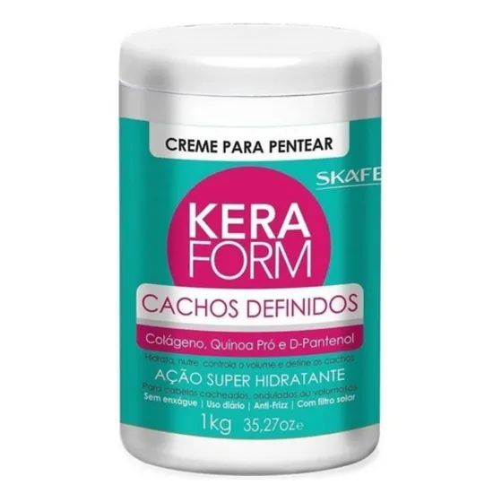Creme P/ Pentear Keraform Cachos Definidos 1kg Skafe