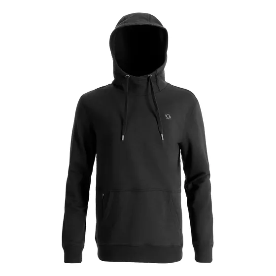 Polerón Elasticado Gorro Trot De Hombre Negro Doite