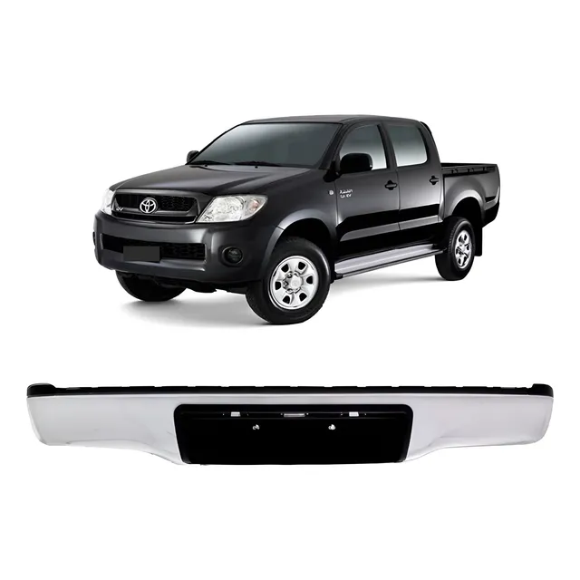 Paragolpe Trasero Cromado Toyota Hilux 2005 Al 2015  S/coloc