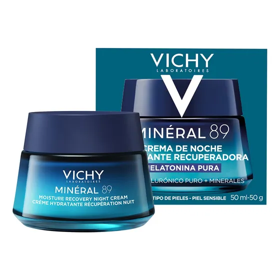 Crema Reparadora De Noche 89 Melatonina 50 Ml Vichy Minéral