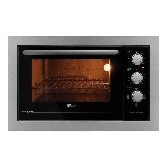 Forno Elétrico De Embutir Fit Line Inox 48 L 220v Fischer