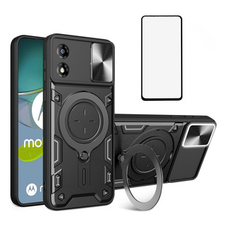 Funda Proteger Lente Rotación Andamio +mica Para Moto E13 Funda Proteger Lente Rotación Andamio +mica Para Moto E13