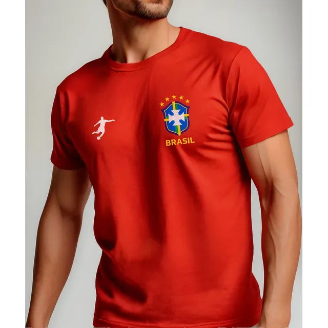 Camisa Seleção Brasileira Nova Algodão