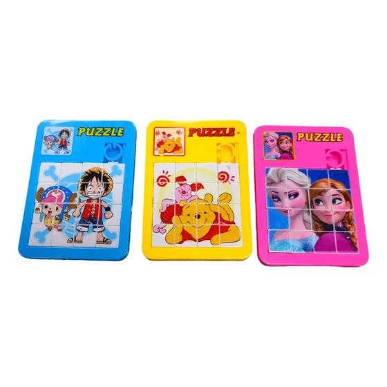  Puzzle 2d Rompecabezas Rubik Deslizar Numeros Animales X3