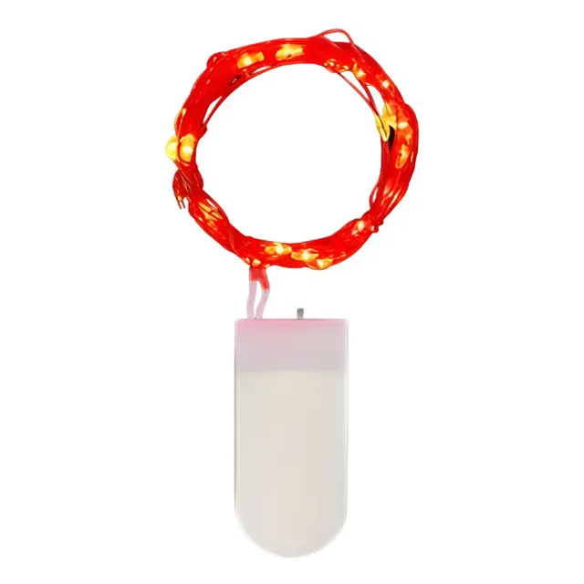 1 Tira Luces Led De 3mt Con Pilas Incluidas Colores Fijos