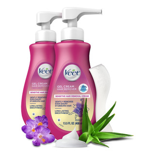 Creme De Depilação Veet 5 Min Sensitive Skin, Pacote X2 De 8 Creme De Depilação Veet 5 Min Sensitive Skin, Pacote X2 De 8