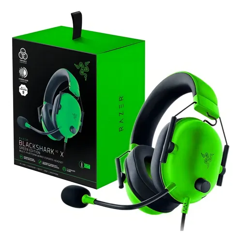 Fone de ouvido over-ear gamer Razer Kraken Pro V2 razer green
