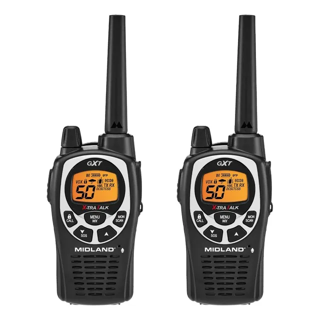 Midland Gxt Walkie-talkies 2 Radios 50 Canales De 36 Millas