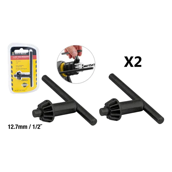 Llave Para Mandril Taladro 1/2 Pulgadas Security