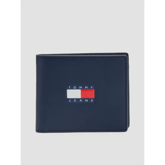 Billetera Archive Plegable Azul Tommy Hilfiger