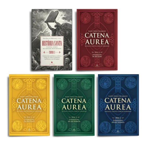 Combo - Catenas Aureas (antigo E Novo Testamento), De Vários Autores. Editorial Ecclesiae, Capa Mole, Edição 1, 2023