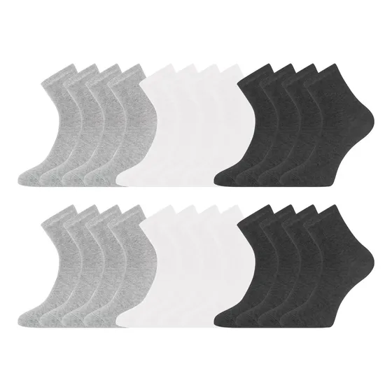 24 Pares De Calcetines, Tines Lisos Para Hombre Por Mayoreo