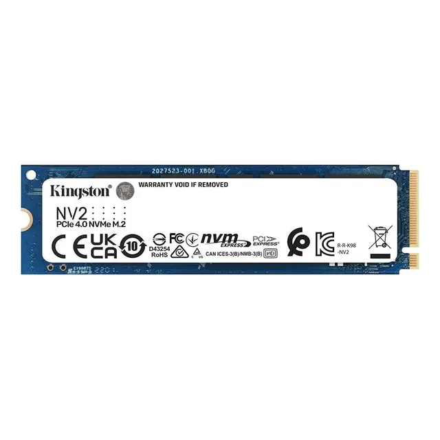 Unidad Ssd Interno Kingston Nv2 2tb M.2 Nvme 4.0 3500mb/s Azul Marino (Reacondicionado)