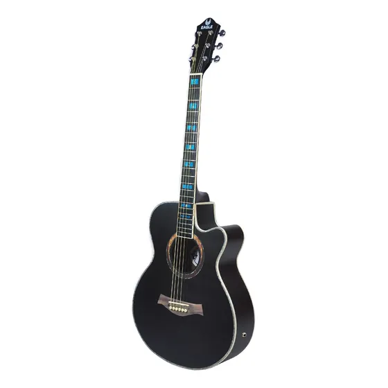Guitarra  Electro Acustica Eagle 40 Con Corte Funda Garantia