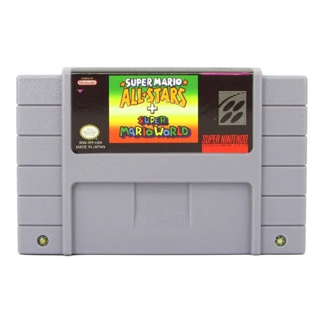 Super Mario All-Stars + Super Mario World Standard Edition SNES Físico