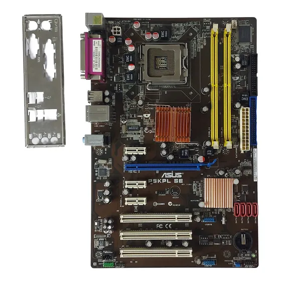 Placa Mãe Asus 775 P5kpl-se Ddr2 Com Espelho