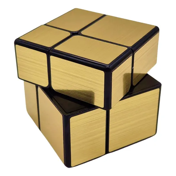 Cubo Rubik Mirror 3x3 Profesional En Varios Colores Dorado 2x2 Qiyi