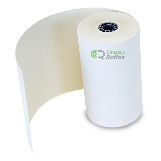Rollo Papel Autocopiante 114x70 Caja Con 50 Piezas