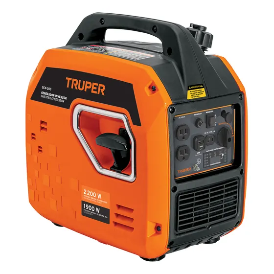 Generador Silencioso Inverter 2200 W 4 Tiempos Truper 103278