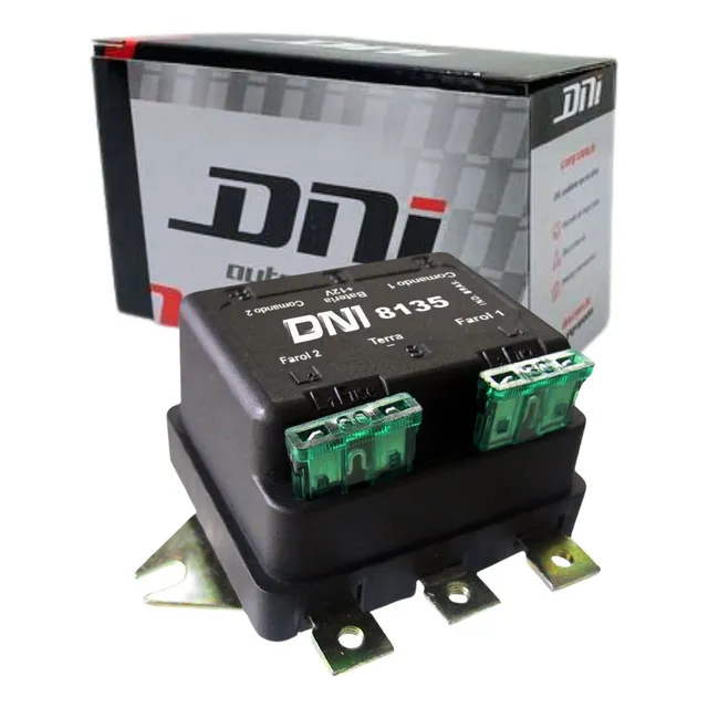 Relé Duplo De Faróis 500w 12v Universal Super Reforçado