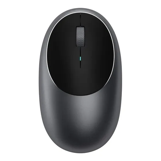 Mouse sem fio recarregável Satechi M1 Bluetooth Usb-C Wireless Mac Windows iPad Android Space Gray