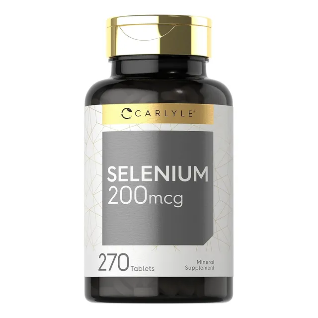 Selenium 200mcg 400 Tabletas Vegetarians Sin Omg.