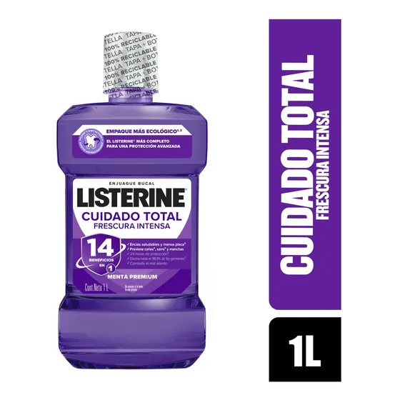 Enjuague Bucal Listerine® Cuidado Total Con Alcohol 1 L