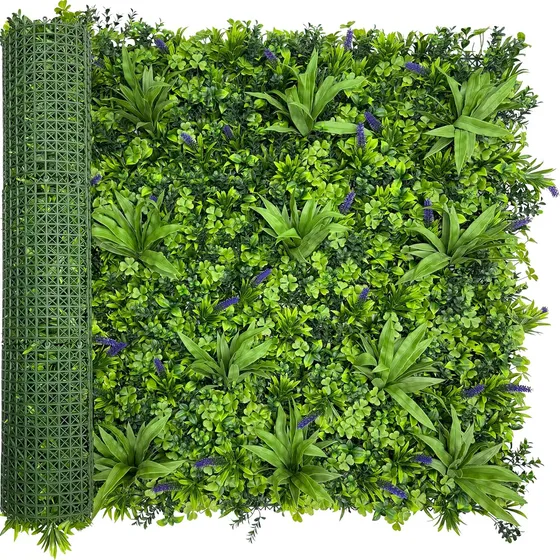 Rollo De Pared De Vegetación Artificial, 40 X 120 Pulgadas (