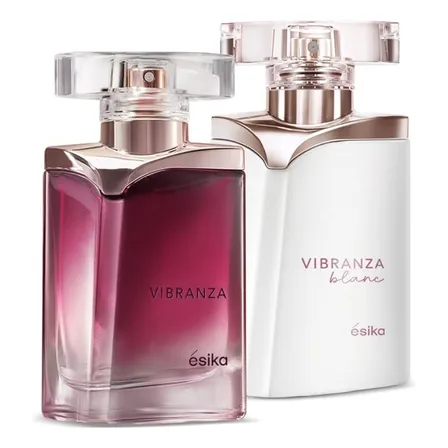 Set De Perfumes Ésika Vibranza Y Vibranza Blanc De 45 Ml Para Mujer
