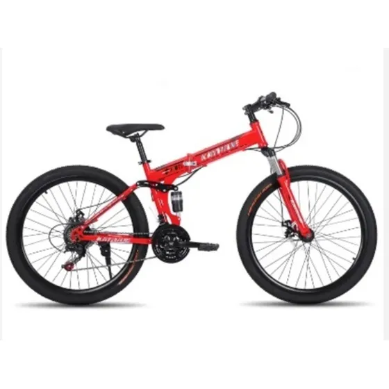 Bicicleta Montañera Plegable Aro 26  Ruedas De Radios