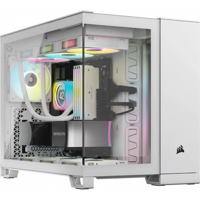 Gabinete Corsair Cc-9011268-ww Icue Link 2500x Rgb,blanco,