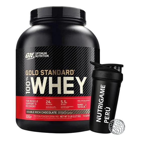Proteina Gold Standard 100% Whey 5lbs+regalo - Tienda Fisica