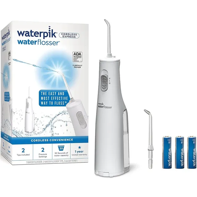 Waterpik ® Waterflosser Irrigador Bucal Inalámbrico +2popote