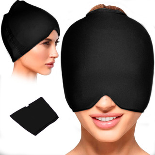 Gorro Antifaz Frio Caliente Flexible Slim Company Aliviar Migraña Color Negro Gorro Antifaz Frio Caliente Flexible Slim Company Aliviar Migraña Color Negro
