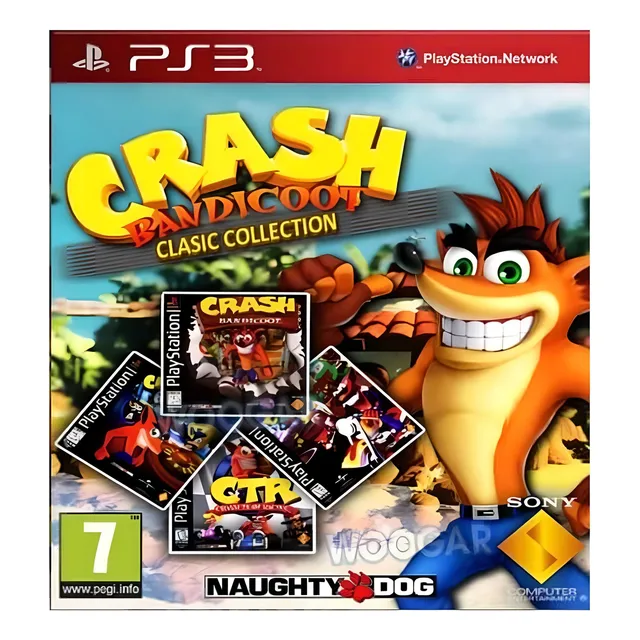 Crash Bandicoot Pack 1+2+3+ctr Juego Original Playstation 3