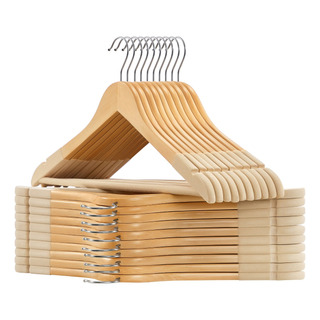 Set De 20 Perchas Songmics De Madera Pantalones Set De 20 Perchas Songmics De Madera Pantalones