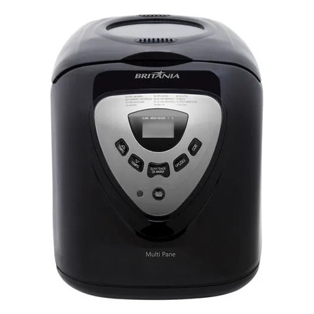 Panificadora Multipane 12p Com Função Timer E Antiaderente Potência De 650w Cor Preto Britânia Panificadora Multipane 12p Com Função Timer E Antiaderente Potência De 650w Cor Preto Britânia