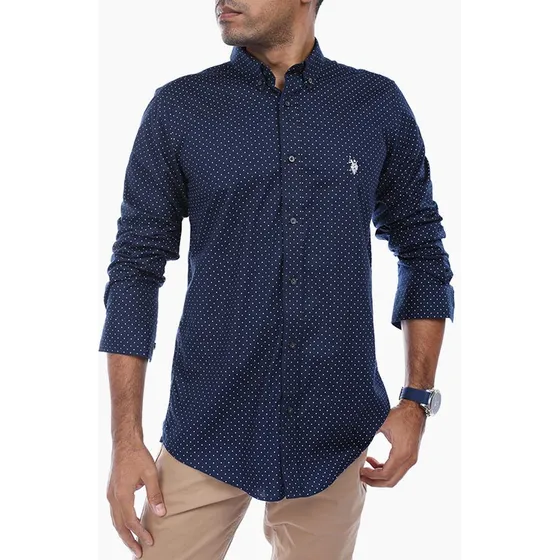 Camisa Us Polo Assn Original De Vestir Manga Larga