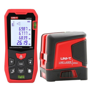 Uni-t Medidor Laser Lm50a + Nivel Laser Lm570ld-ii Uni-t Medidor Laser Lm50a + Nivel Laser Lm570ld-ii