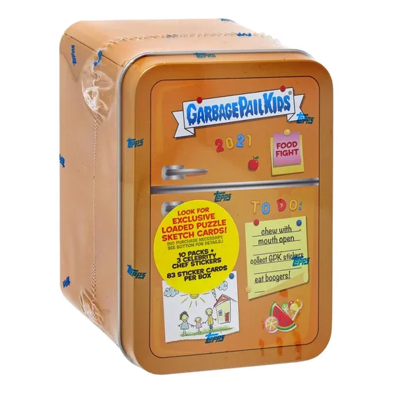 2021 Topps Garbage Pail Kids Serie 1 ¡pelea De Comida! Lata 