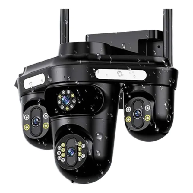 Camara Seguridad Ptz 3 Lentes Seguimiento Y Alarma