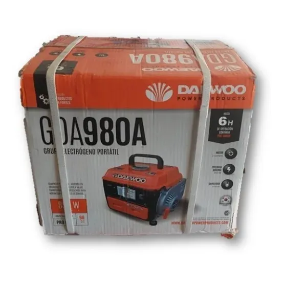 Planta Eléctrica Gasolina 850w Daewoo Gda980a 