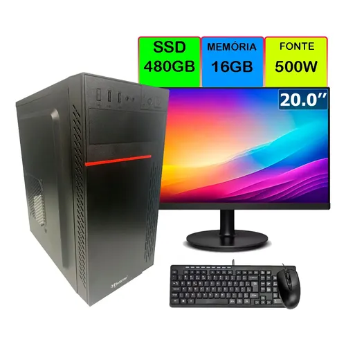 Pc Home Office Intel I5 3470-16gb - Ssd 240gb - Windows 11
