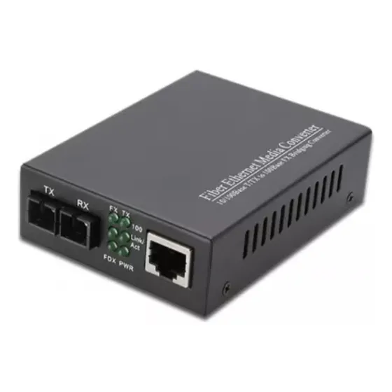 Convertidor Bidi Mm De Fibra Sc Mm A Utp Rj45 1310t/1550r 