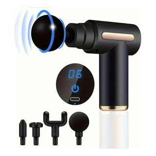 Pistola De Massagem Lcd De Alto Torque Deep Muscle Portable Pistola De Massagem Lcd De Alto Torque Deep Muscle Portable