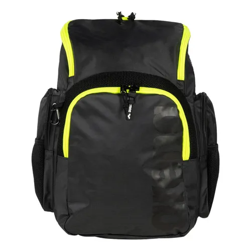 Mochila Arena Natación Spiky 3 Backpack 35 Litros Lisas Color Dark Smoke Neon Yellow (101) Diseño De La Tela 90% Poliamida | 10% Poliester