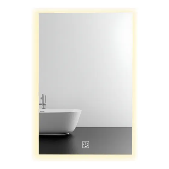 Espejo Luz Led Touch Pared Tocador Baño Vestidor 3 Luces