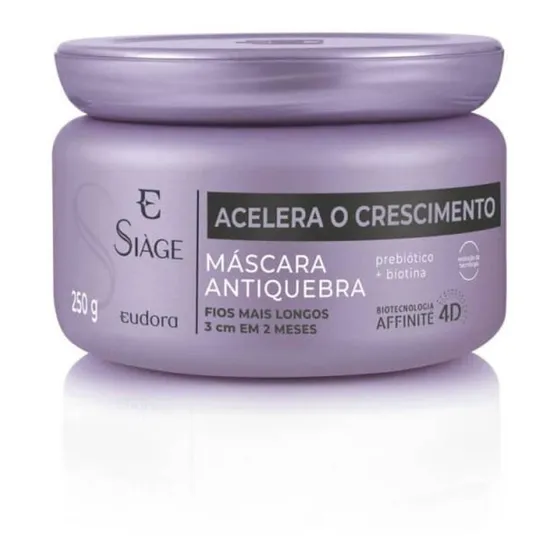 Máscara De Tratamento Siàge Acelera O Crescimento 250g - Eud