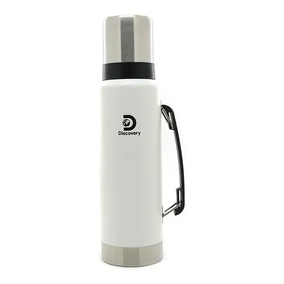Termo Discovery De Acero Inoxidable 1.3 Litros Mate Camping*